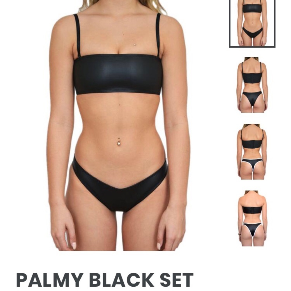 Hoaka Swimwear Palmy Black Set M